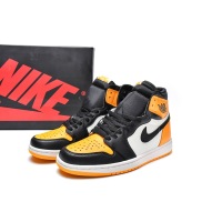 OG Jordan 1 High OG Yellow Toe，555088-711