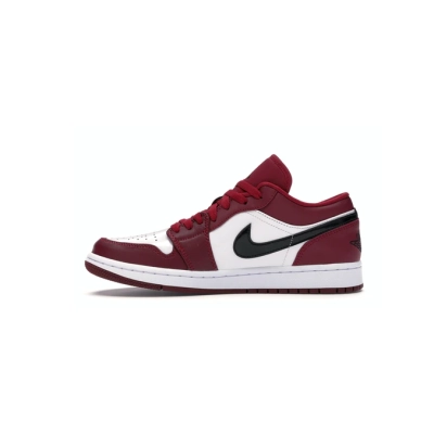 OG Jordan 1 Low Noble Red, 553558-604 01