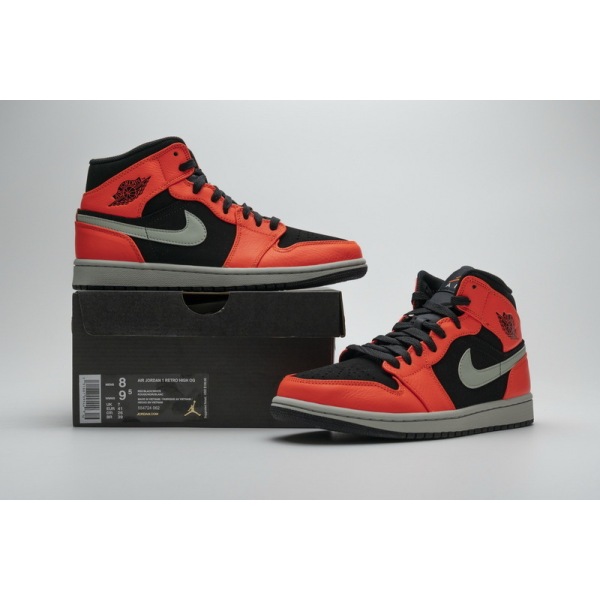 OG Jordan 1 Mid Black Cone, 554724-062