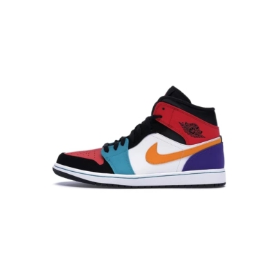 OG Jordan 1 Mid Bred Multi-Color, 554724-125