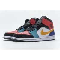 OG Jordan 1 Mid Bred Multi-Color, 554724-125