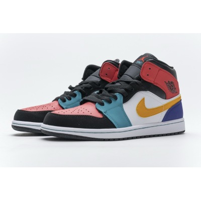 OG Jordan 1 Mid Bred Multi-Color, 554724-125