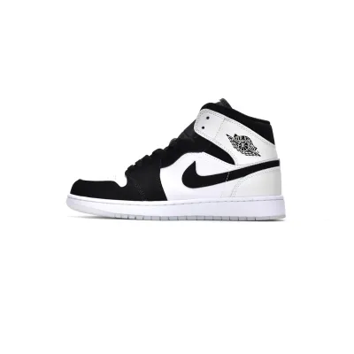 OG Jordan 1 Mid Diamond Shorts,DH6933-100 01