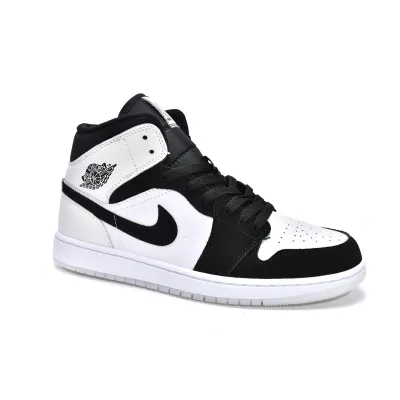 OG Jordan 1 Mid Diamond Shorts,DH6933-100 02