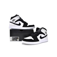 OG Jordan 1 Mid Diamond Shorts,DH6933-100