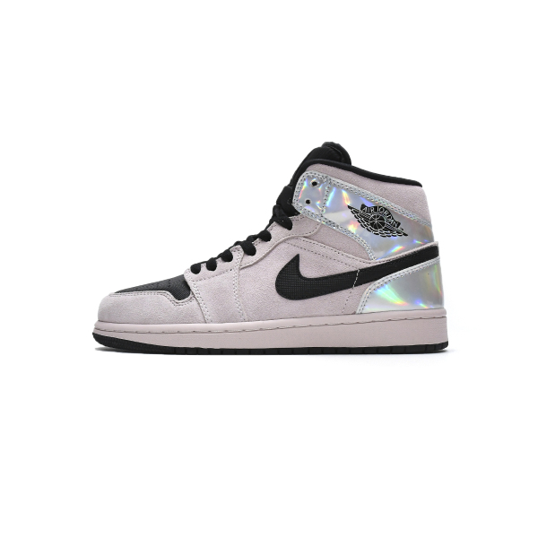 OG Jordan 1 Mid Dirty Powder Iridescent (W), BQ6472-602