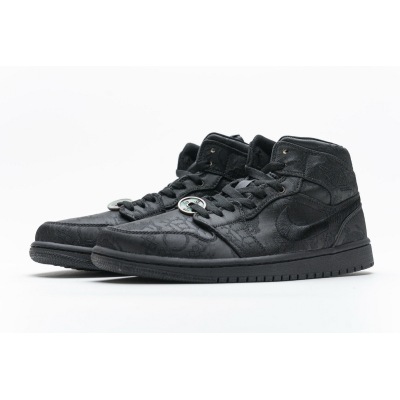 OG Jordan 1 Mid Fearless Edison Chen Black, CU2804-300