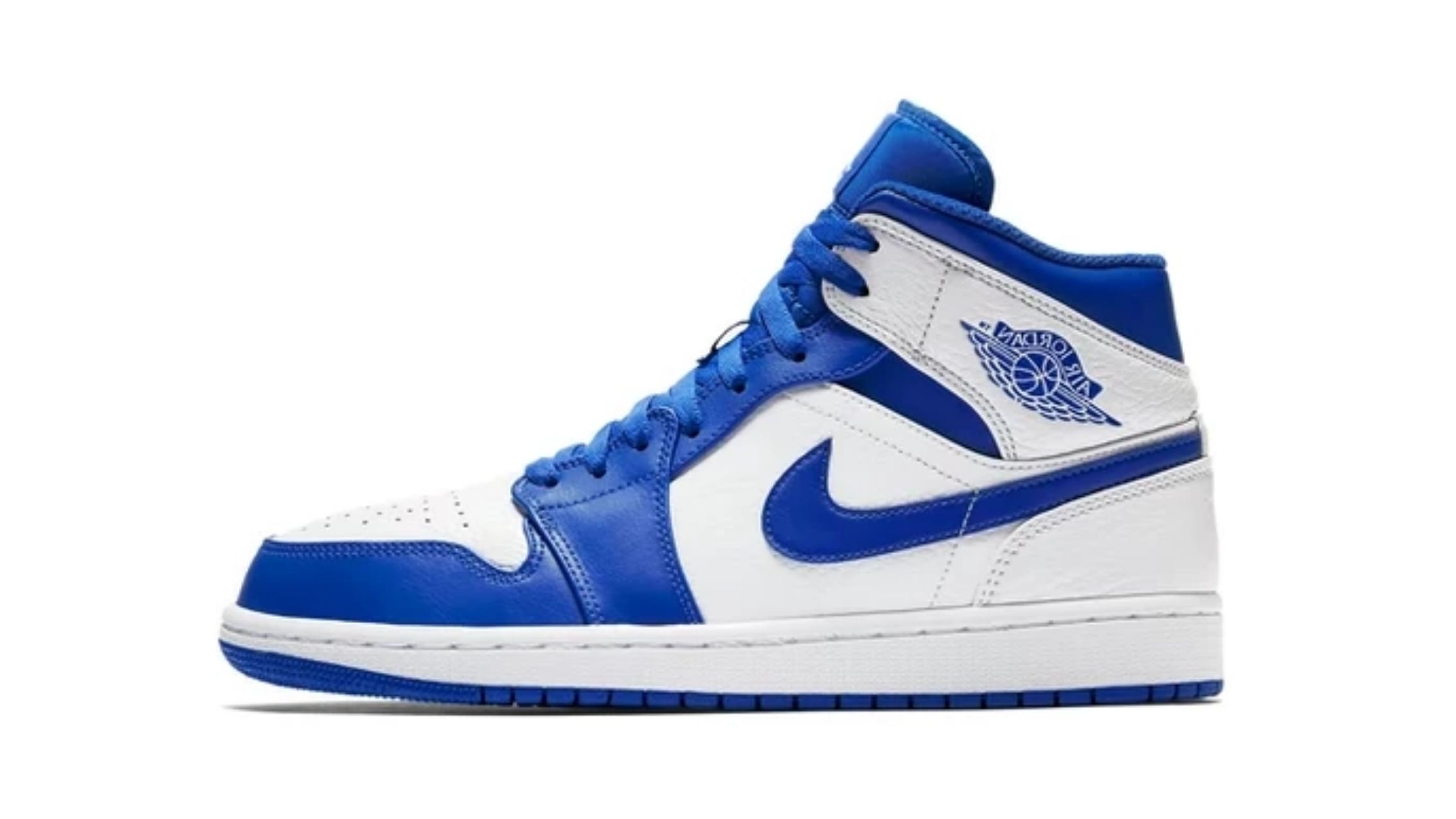 OG Jordan 1 Mid Hyper Royal, 554724-114