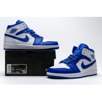 OG Jordan 1 Mid Hyper Royal, 554724-114