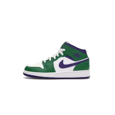 OG Jordan 1 Mid Incredible Hulk (GS), 554725-300 01