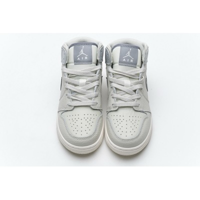 OG Jordan 1 Mid Light Bone Grey, 582542-003