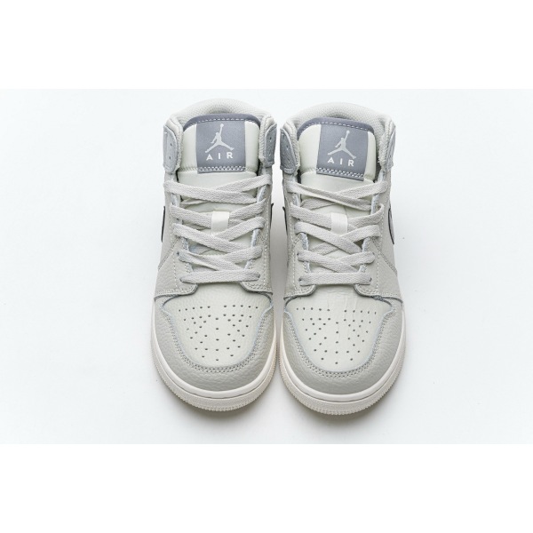 OG Jordan 1 Mid Light Bone Grey, 582542-003
