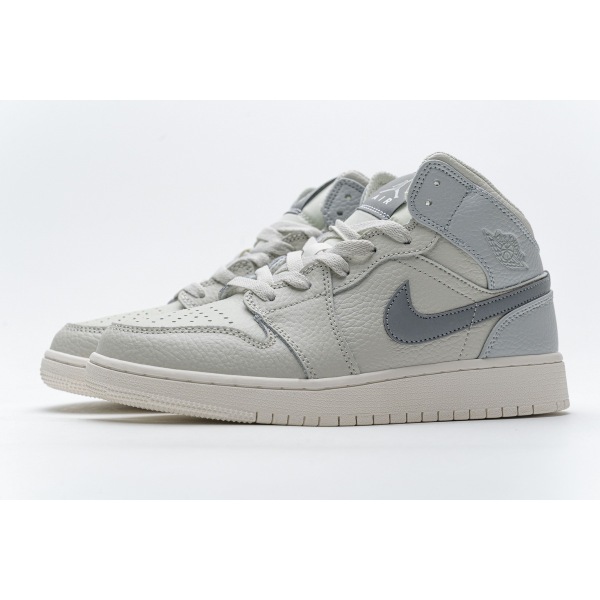 OG Jordan 1 Mid Light Bone Grey, 582542-003