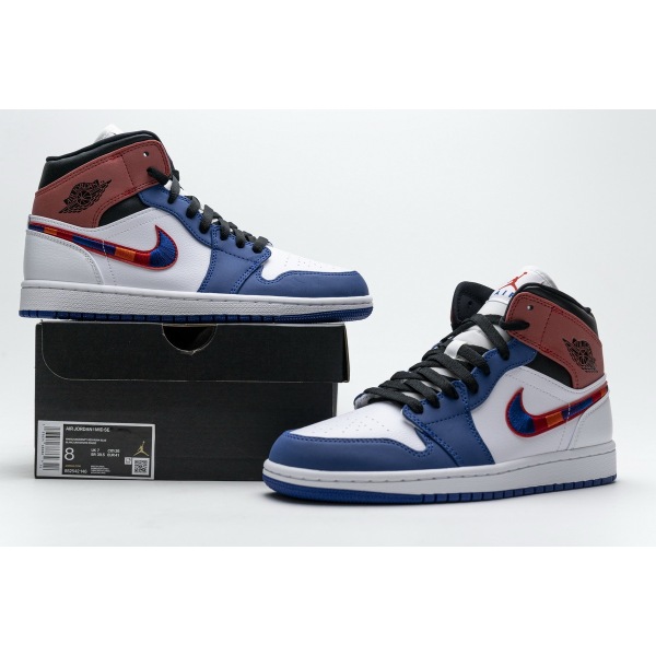 OG Jordan 1 Mid Multi-Color Swoosh, 852542-146