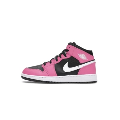 OG Jordan 1 Mid Pinksicle (GS), 555112-002