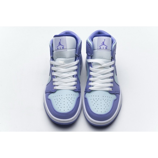 OG Jordan 1 Mid Purple Aqua (GS), 554725-500