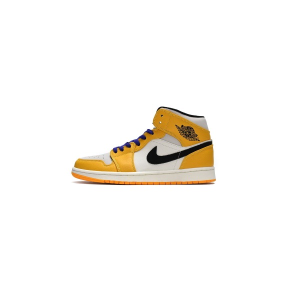 OG Jordan 1 Mid SE Lakers, 852542-700