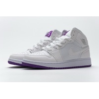 OG Jordan 1 Mid SE White Fuchsia Blast, 555112-100