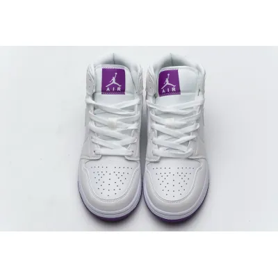 OG Jordan 1 Mid SE White Fuchsia Blast, 555112-100 02