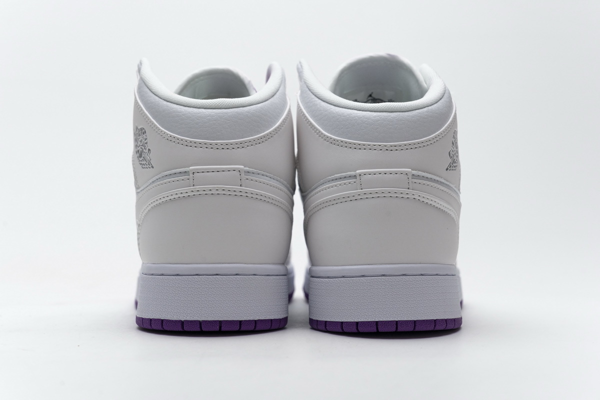 OG Jordan 1 Mid SE White Fuchsia Blast, 555112-100