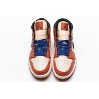 OG Jordan 1 Mid Team Orange Black, 852542-800