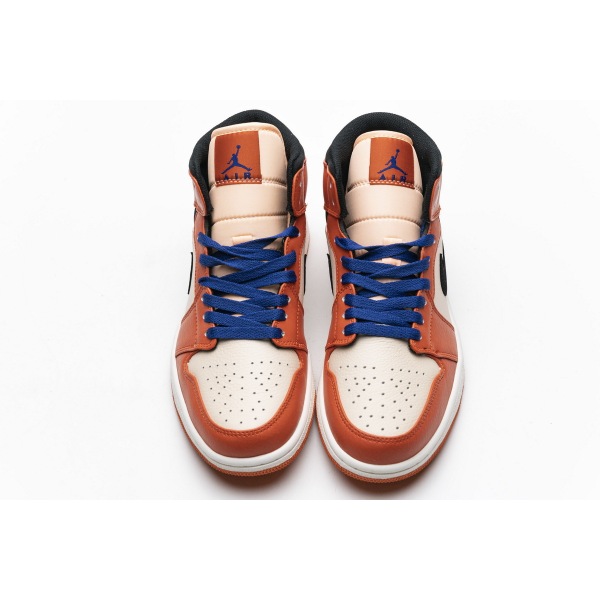 OG Jordan 1 Mid Team Orange Black, 852542-800