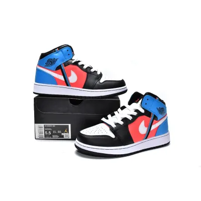 OG Jordan 1 Mid Tri Color Ribbons (GS)，CV4891-001 02