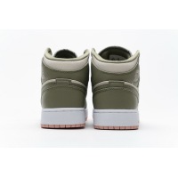 OG Jordan 1 Mid Trooper Bleached Coral (GS), 555112-225