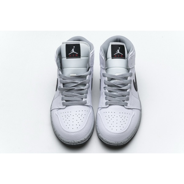 OG Jordan 1 Mid White Cement (GS), 554725-115