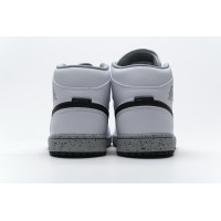 OG Jordan 1 Mid White Cement (GS), 554725-115