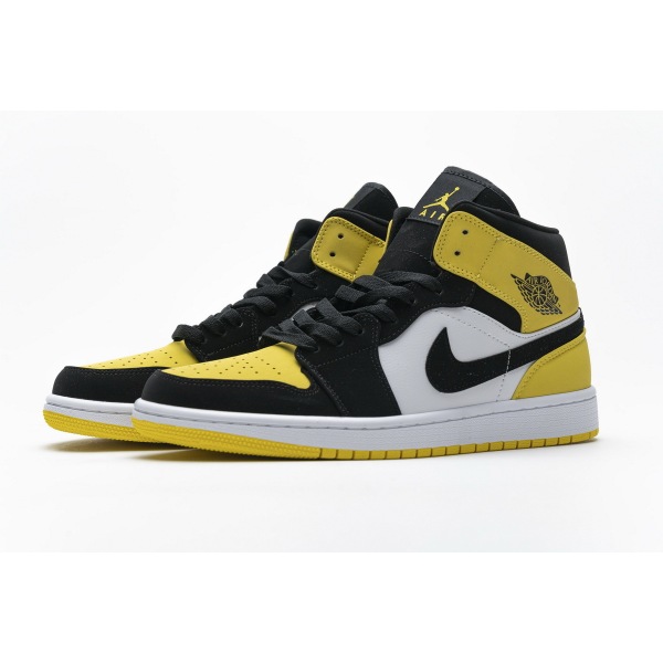 OG Jordan 1 Mid Yellow Toe Black, 852542-071