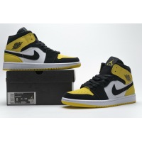 OG Jordan 1 Mid Yellow Toe Black, 852542-071