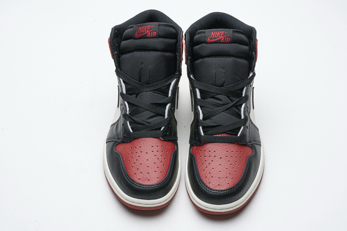 OG Jordan 1 Retro High Bred Toe, 555088-610