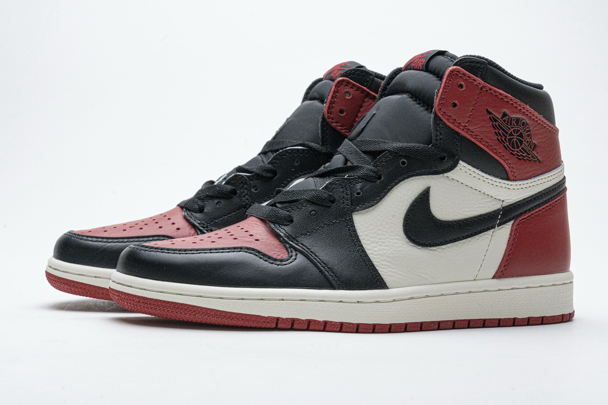 OG Jordan 1 Retro High Bred Toe, 555088-610
