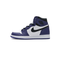 OG Jordan 1 Retro High Court Purple White, 555088-500