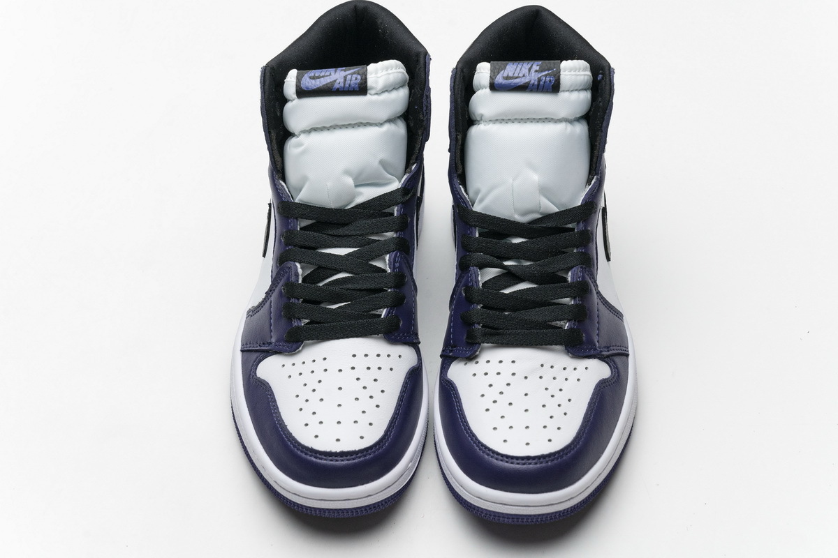 OG Jordan 1 Retro High Court Purple White, 555088-500