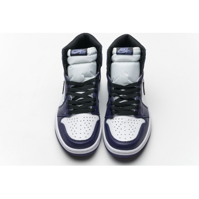 OG Jordan 1 Retro High Court Purple White, 555088-500