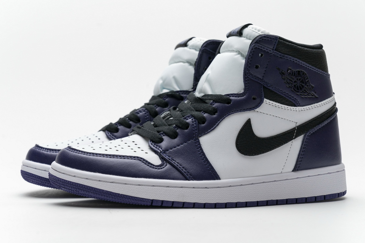 OG Jordan 1 Retro High Court Purple White, 555088-500