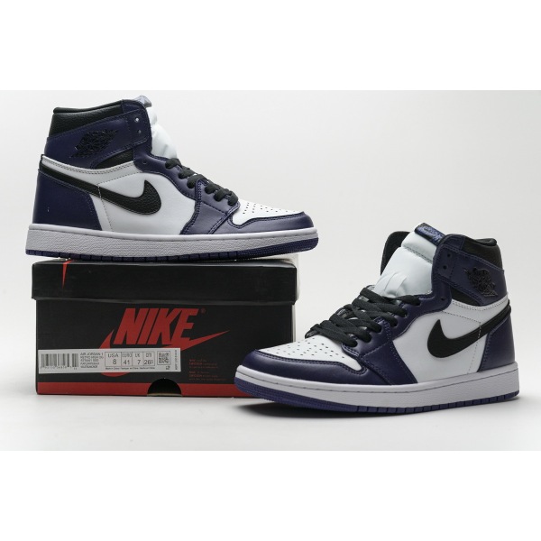 OG Jordan 1 Retro High Court Purple White, 555088-500