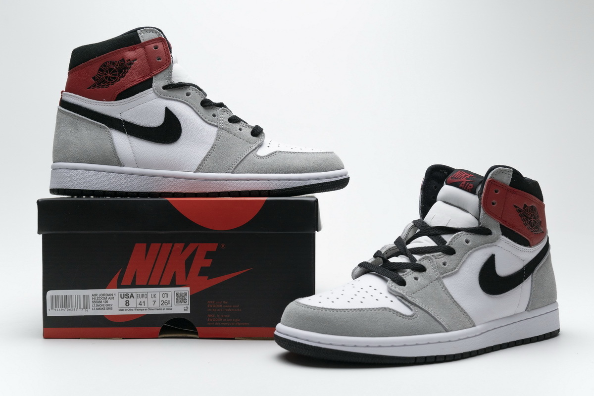 OG Jordan 1 Retro High Light Smoke Grey, 555088-126