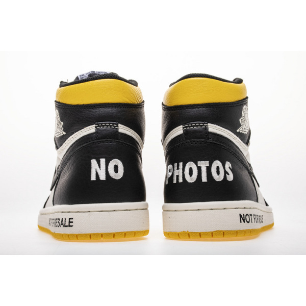 OG Jordan 1 Retro High Not for Resale Varsity Maize, 861428-107