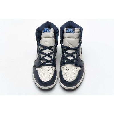 OG Jordan 1 Retro High Obsidian UNC, 555088-140