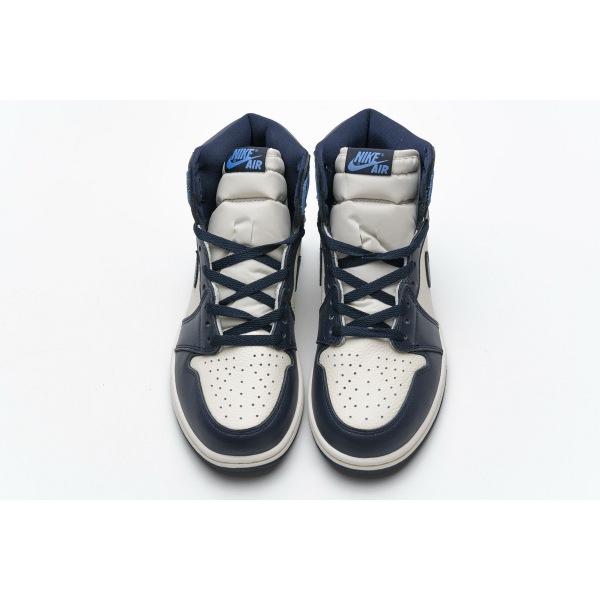 OG Jordan 1 Retro High Obsidian UNC, 555088-140