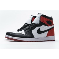 OG Jordan 1 Retro High Satin Black Toe (W), CD0461-016