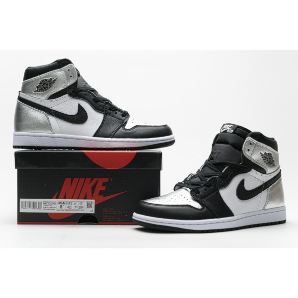 OG Jordan 1 Retro High Silver Toe (W)2021，CD0461-001