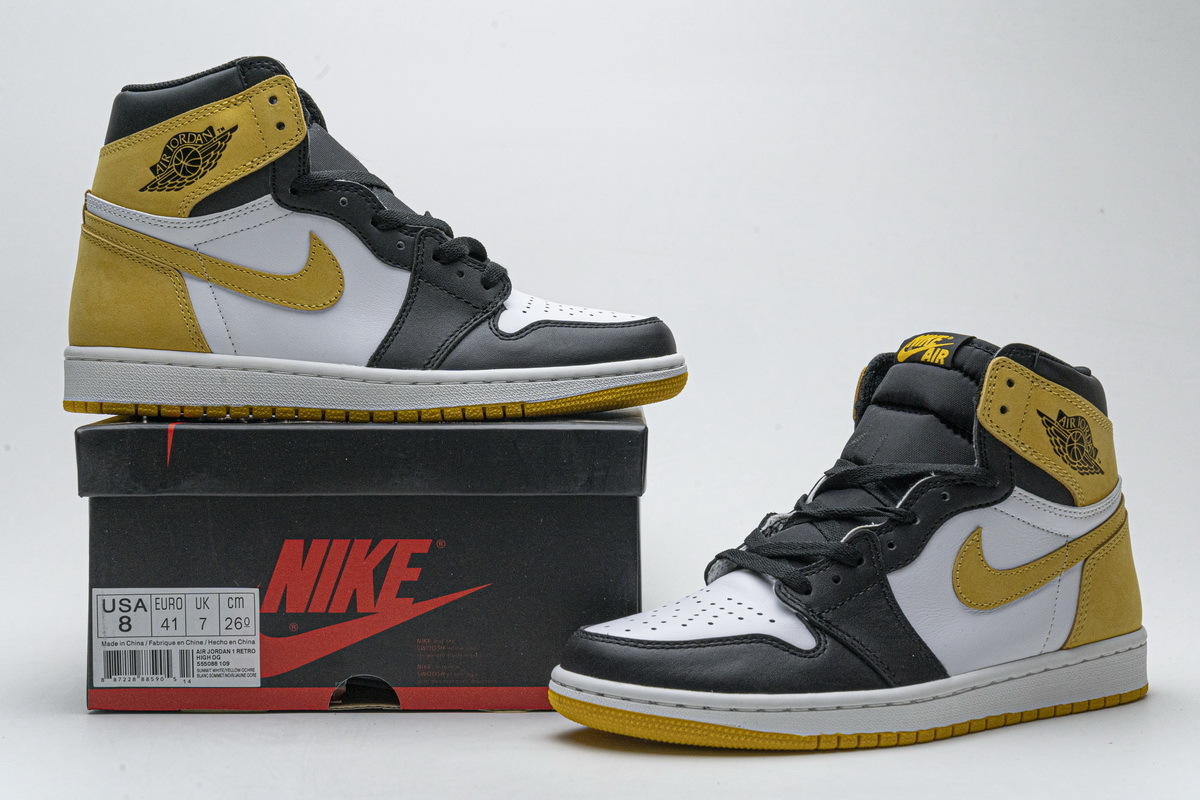 OG Jordan 1 Retro High Yellow Ochre, 555088-109