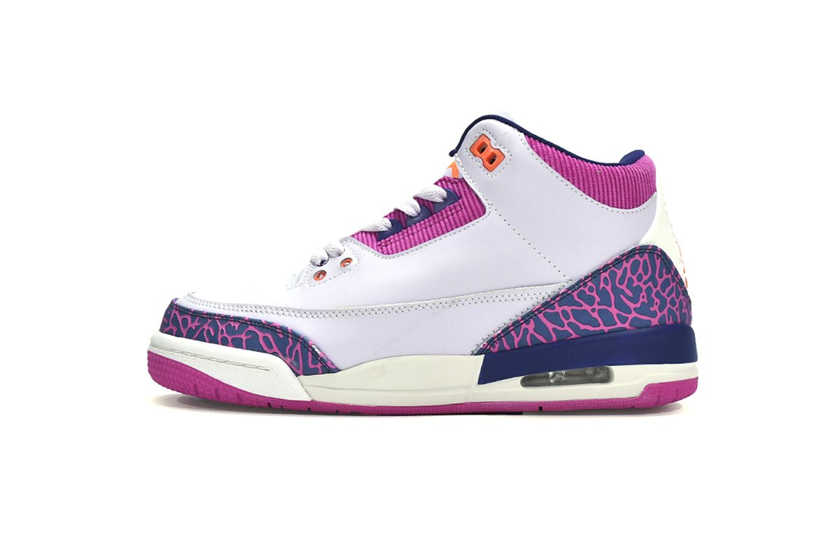 OG Jordan 3 Retro Barely Grape (GS), 441140-500