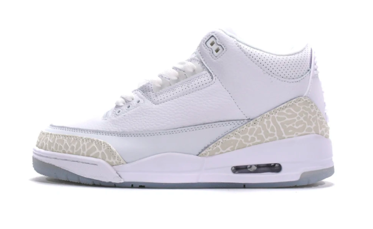 OG Jordan 3 Retro Pure White (2018)，136064-111