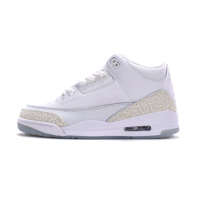 OG Jordan 3 Retro Pure White (2018)，136064-111