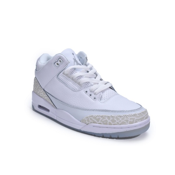 OG Jordan 3 Retro Pure White (2018)，136064-111